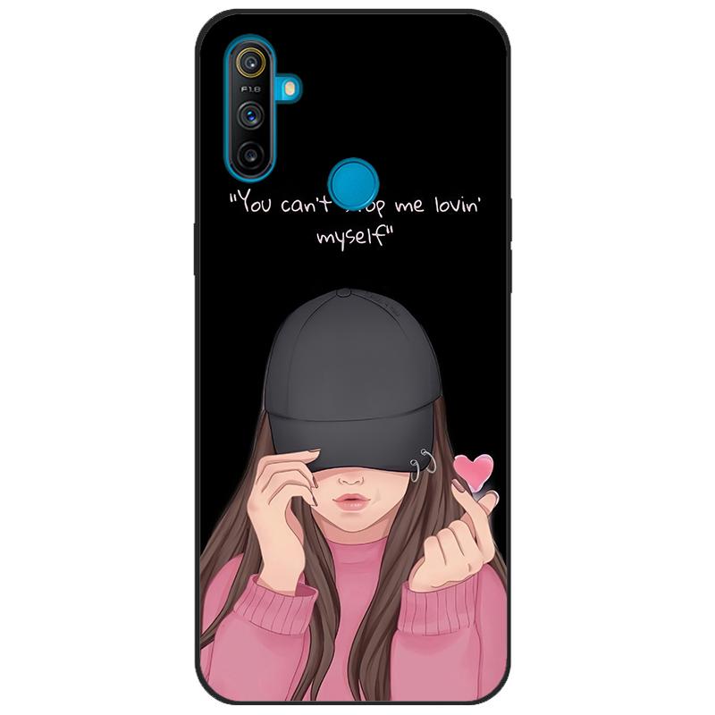Чехол-бампер для Realme C3, мягкий силикон TPU, задняя крышка с рисунком, для OPPO Realme C3 RMX2020 C 3 RealmeC3, мультяшный чехол для телефона Funda