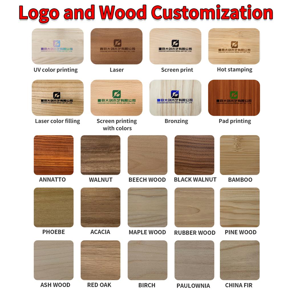 Customizable Solid Unfinished Wood Storage Box Painted Art Style Different Shape Home-Themed Wooden Gift Box