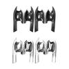 Carbon Fiber Style Door Handle Cover Trim 4Pcs For Hyundai Elantra CN7 / CN7 N 2021-2025 LHD RHD Exterior Decor Car Accessories