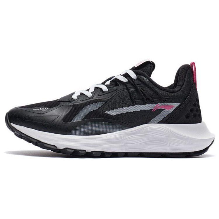 Li Ning Cloud Shield PLUS Низкие Беговые Кроссовки Женские Черные AGLR232-2