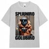 Spijuniro Golubiro Забавная итальянская мем-футболка с мозговым гниением Юмор Графика с голубем Мужчины Женщины Новинка Футболки Мода Свободные футболки