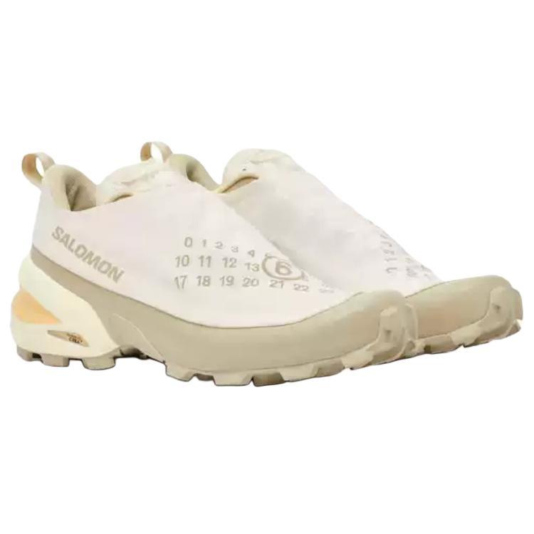 MM6 Maison Margiela x SALOMON Совместная работа Кроссдаст Низкие Повседневная обувь Женская Ванильный и Желтый S59WS0249P7624HB423