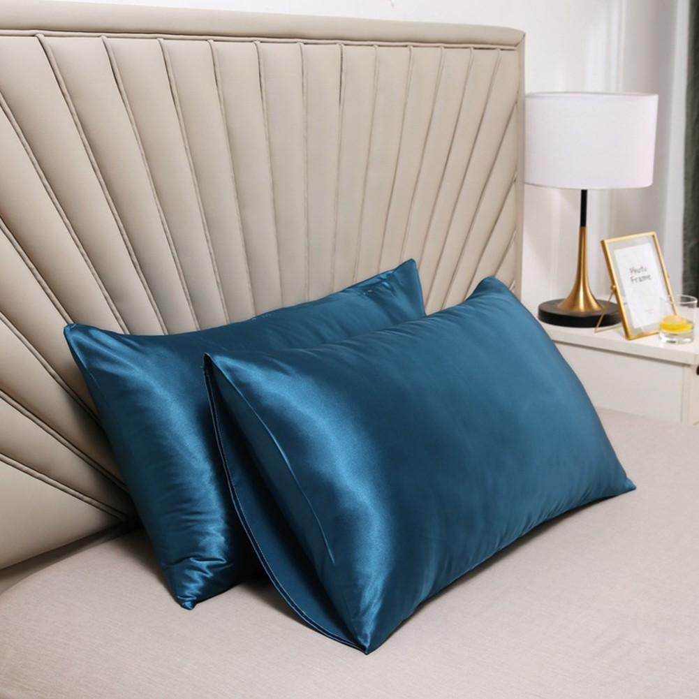 100% шелковая наволочка, однотонная стандартная спальня