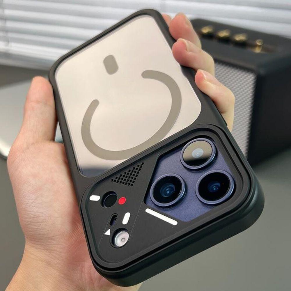 Luxury Soft Frame For Magsafe Clear Acrylic Case For iPhone 17 Pro Max Air 16 Funda 15 14 13 12 Pro Max 11 Shockproof Hard Cover