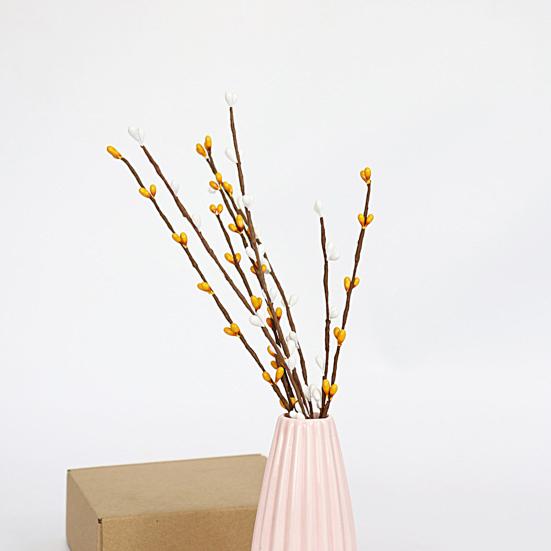 Искусственные растения, привлекательные заусенцы, долговечные стебли искусственных цветов, украшение для пасхальной вечеринки для дома