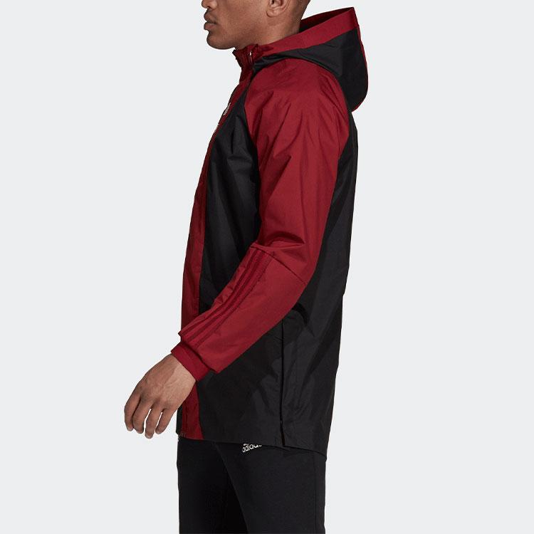 Adidas Футбольная куртка с капюшоном Arsenal, мужская верхняя одежда, черная GR4209