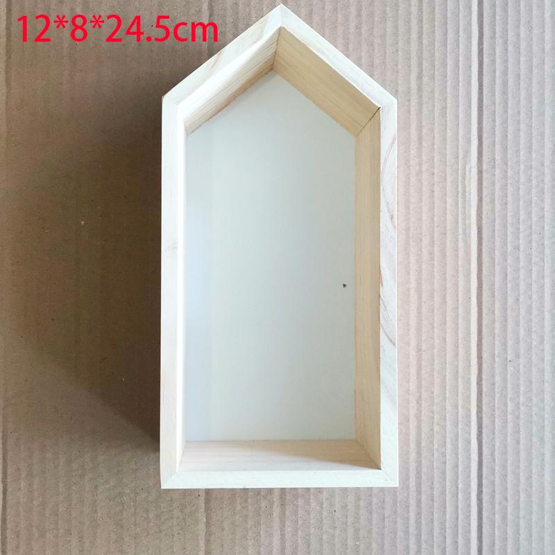Wooden Creative Storage Rack Children'S Room Bedroom Wall Decoration Storage Rack Wall Shelf For Home Office Decorative Storage