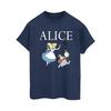 Disney Womens/Ladies Alice In Wonderland Follow The Rabbit Cotton Boyfriend T-Shirt