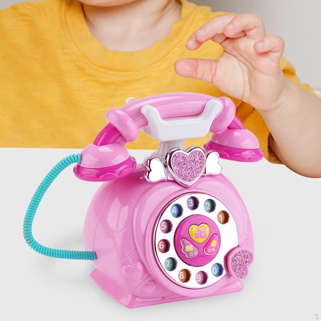 Мультяшный телефон игрушка двуязычный китайский английский обучающая машина для повествования развивающая обучаемость