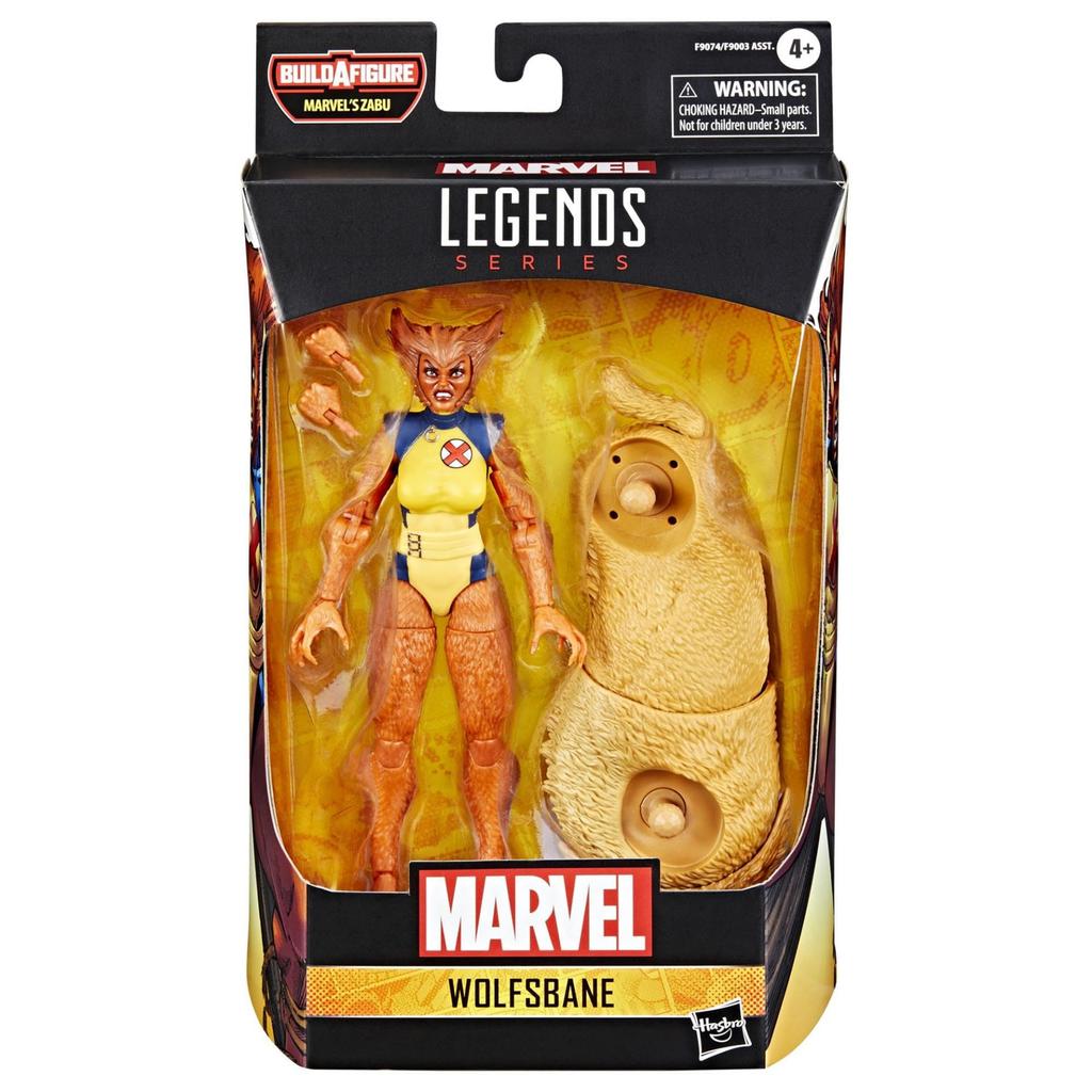 Hasbro Marvel Legends Series Wolfsbane Comics Collectible Action Figure with Authentic 6-inch (15cm) Build-A-Figure Parts, F9074,