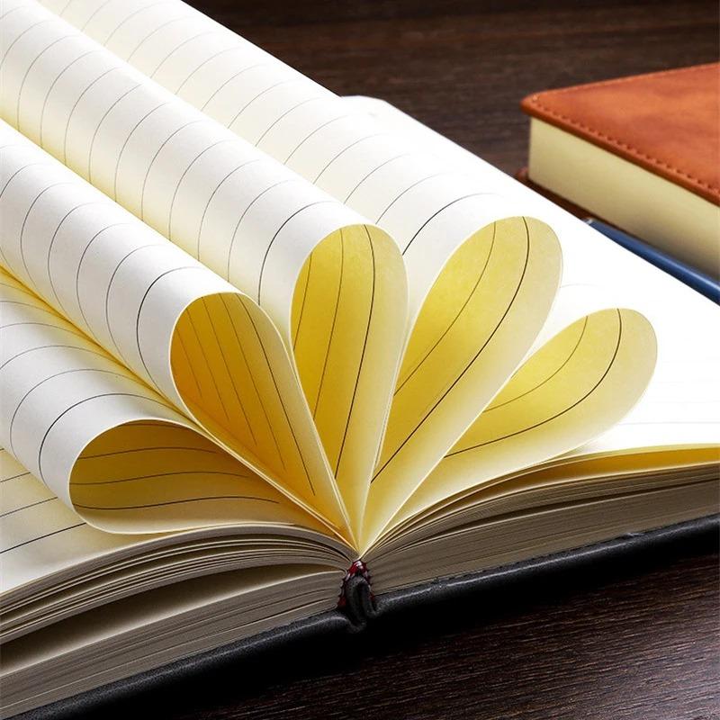 360 страниц портативный сверхтолстый вощеный кожаный блокнот формата А5 для ежедневной работы, офиса, школы, канцелярские принадлежности, корейские канцелярские принадлежности