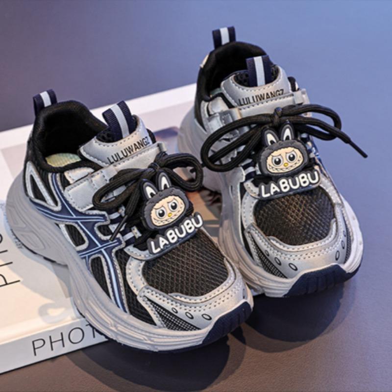 Модная спортивная обувь для девочек Детские кроссовки для бега Мужские сетчатые кроссовки Дышащая повседневная обувь