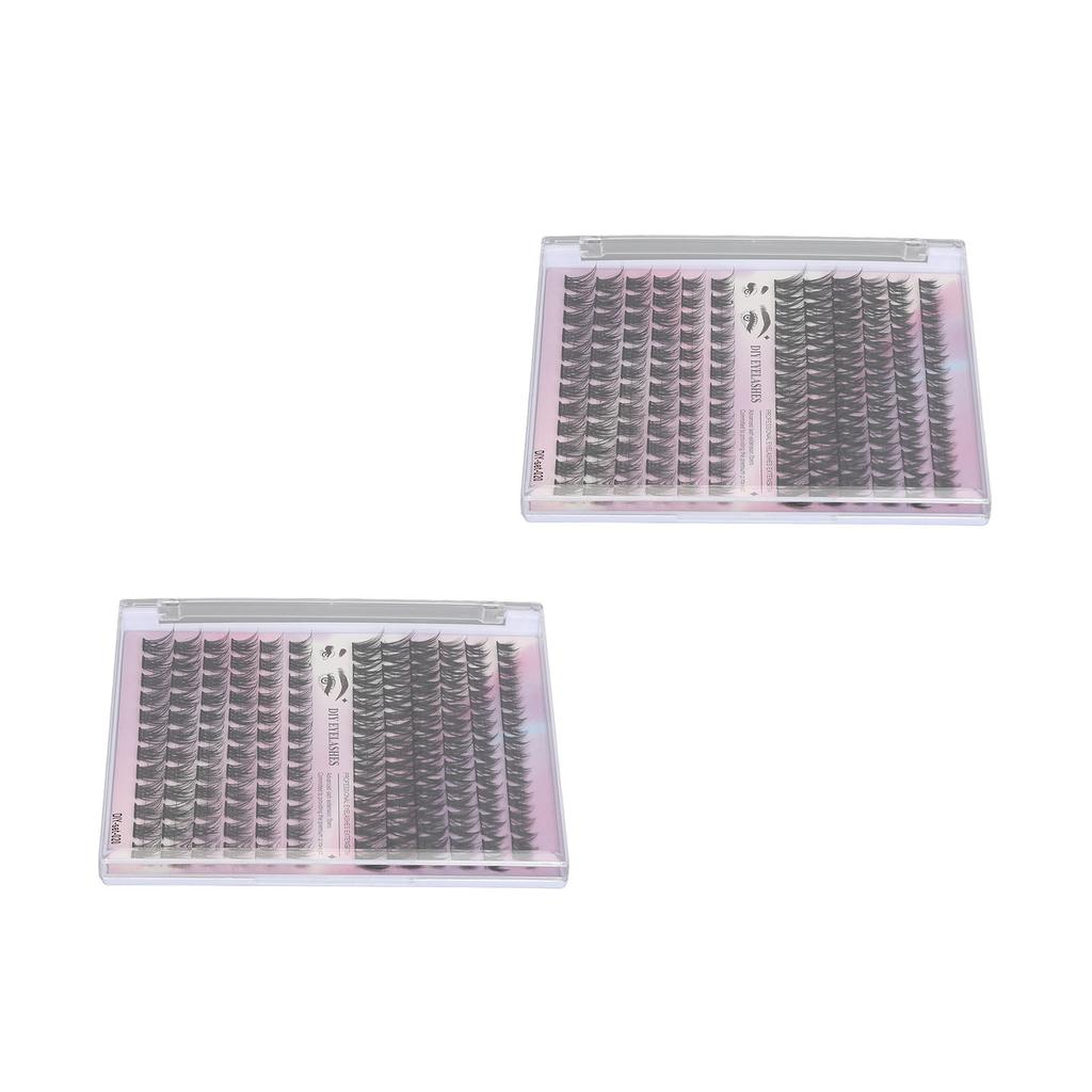 Набор для наращивания ресниц 126 шт. пучков, индивидуальный D-образный изгиб, набор для наращивания накладных ресниц с 3 мл U