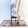 17cm Re Zero Rem Figure Sitting Chair PVC Anime Model For Collectible Desk Decoration Gift