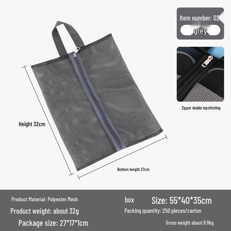 Портативная сетчатая сумка с несколькими карманами для плавания, полиэстеровый ручной пляжный органайзер