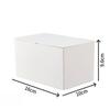 Transparent Flip Cotton Swab Box DIY Makeup Organizer Cotton Swab Storage Box  Office