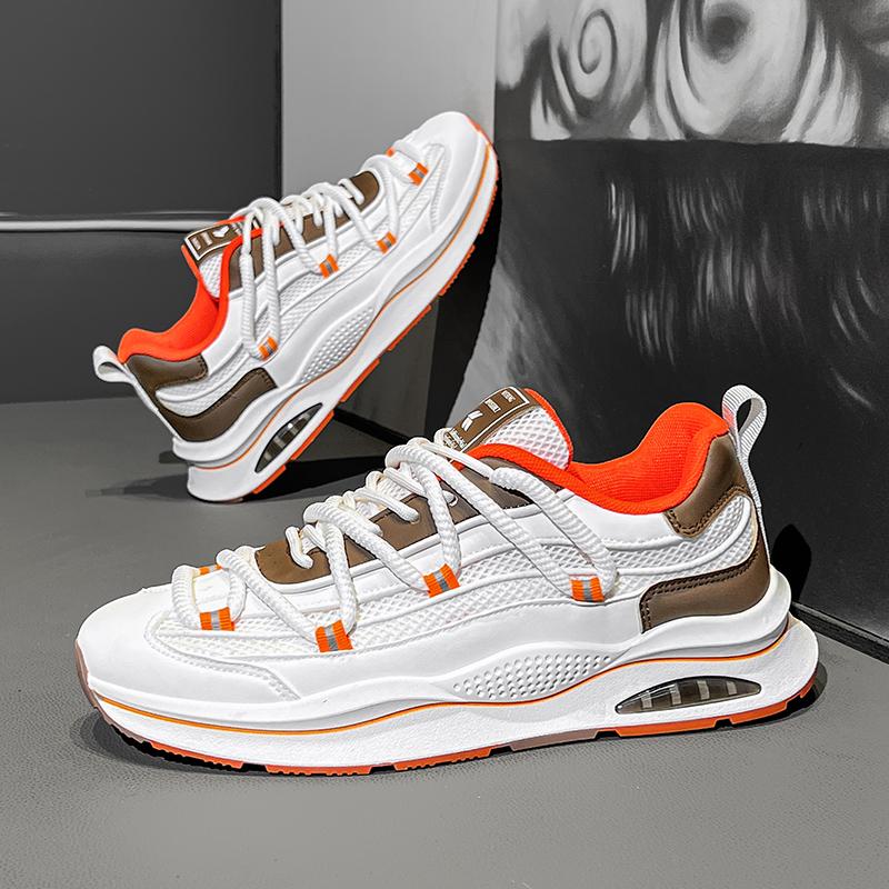 Лоферы Обувь для мужчин Вентилируемые повседневные кроссовки Мужские кроссовки Спорт и отдых Толстая подошва Износостойкие Универсальная мода