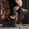 Fashion Motorcycle Boots for Men 2025 Winter British Style Fashion Work Short Boots Classic Outdoor High-top Casual Sports Shoes