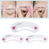 3 Styles Grooming Eyebrow Stencil Kit Makeup Tools DIY Beauty Eyebrow Template Stencil For Women Beauty Tools Accessories