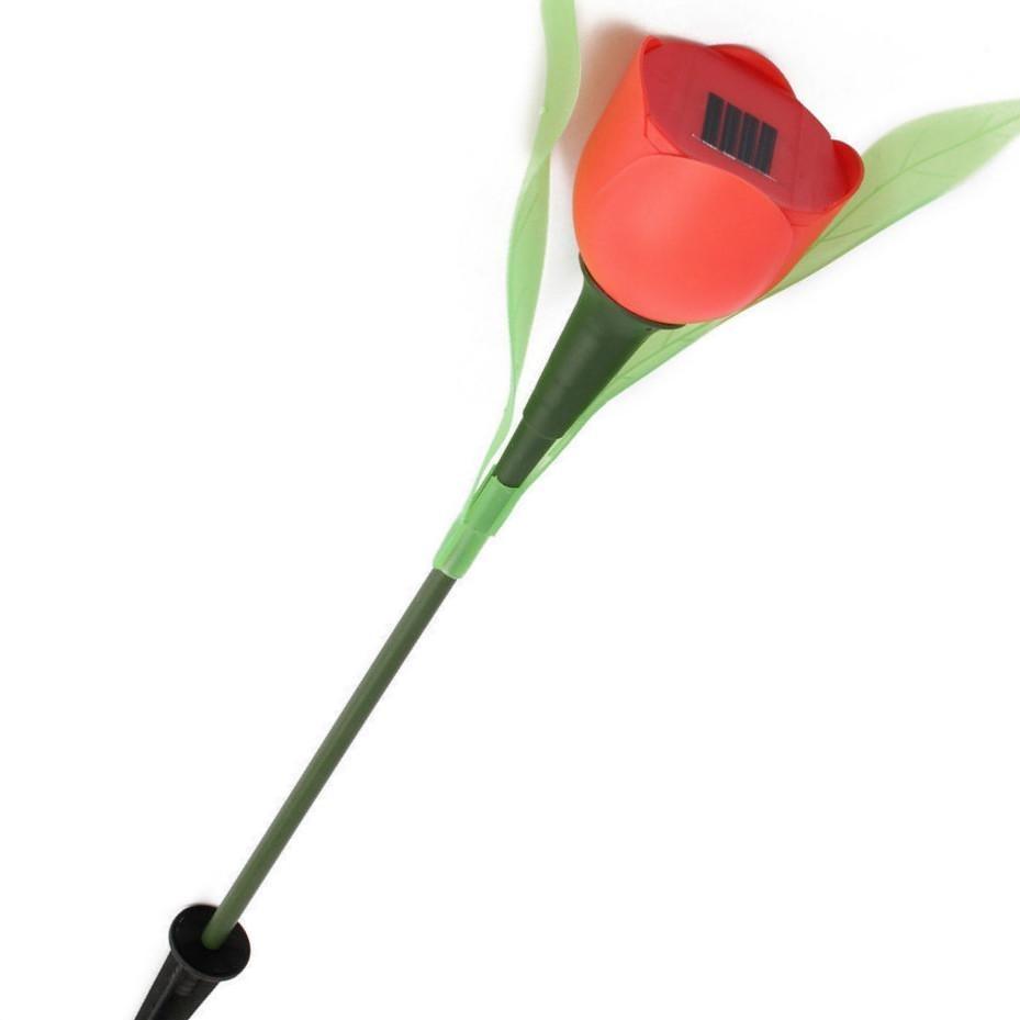 Солнечный газонный светильник 'Тюльпан' с защитой IP44, долговечное 16-часовое освещение