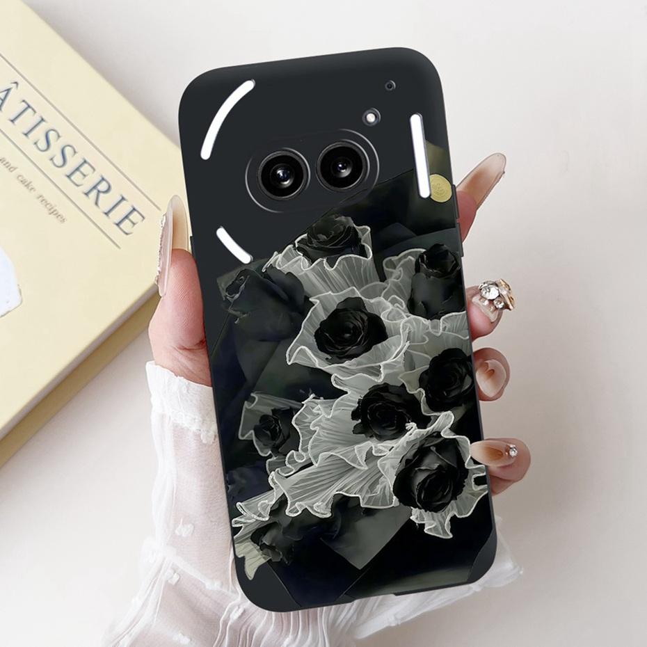 Модный Чехол-Картина Для Nothing Phone (2а) Плюс Черный Силиконовый Мягкий Чехол Для Nothing Phone 2 Phone2a Чехлы Бамперы