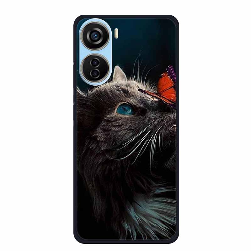 Чехол для телефона ZTE Axon 40 Lite Задняя крышка Черный Силиконовый Мягкий Чехол Для ZTE Blade V41 Vita V50 Дизайн 5G LIBERO 5G IV Чехол