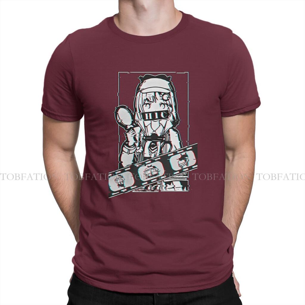 Hololive Original Tshirts Amelia Watson English Glitched Print Unisexs T Shirt New Trend Tops