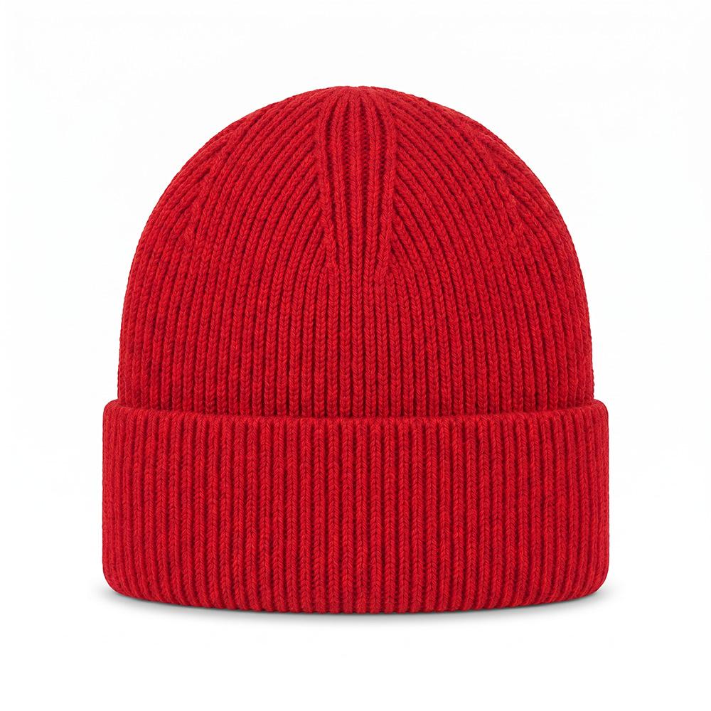 Autumn and winter outdoor warm thickened wool hat European and American light board cold hat men's and women's big head circumference knitted ha