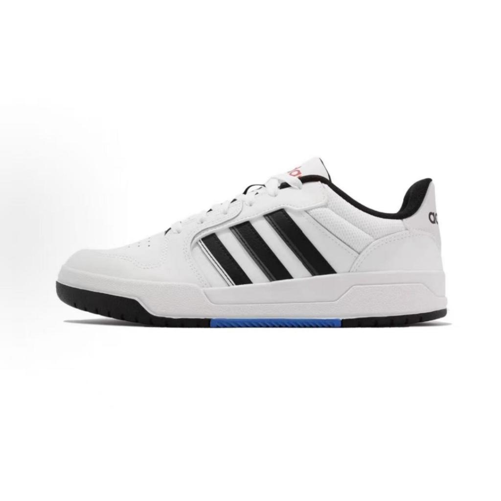 Adidas Neo Leather Low top Skateboard Shoes Unisex Black White Box JQ3924(Team1451-SBOX)