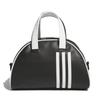 Adidas 3 Stripe Mini Boston Bag BlackWhite