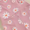 Toddler Girls Summer Flare Jumpsuit Daisy Print Sleeveless Tie-Up Bell-Bottoms Romper