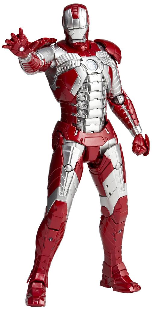 Legacy of Revoltech Iron Man 2 Iron Man Mark V, Approximately 155mm ABS & PVC Pre-painted Action Figure, LR-024 [Parallel Import]