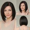 HAIRCUBE Human Hair Wigs Black Bob Lace Front Wigs Pre Plucked HD Lace Frontal Wigs Short Straight Remy Human Hair Wigs