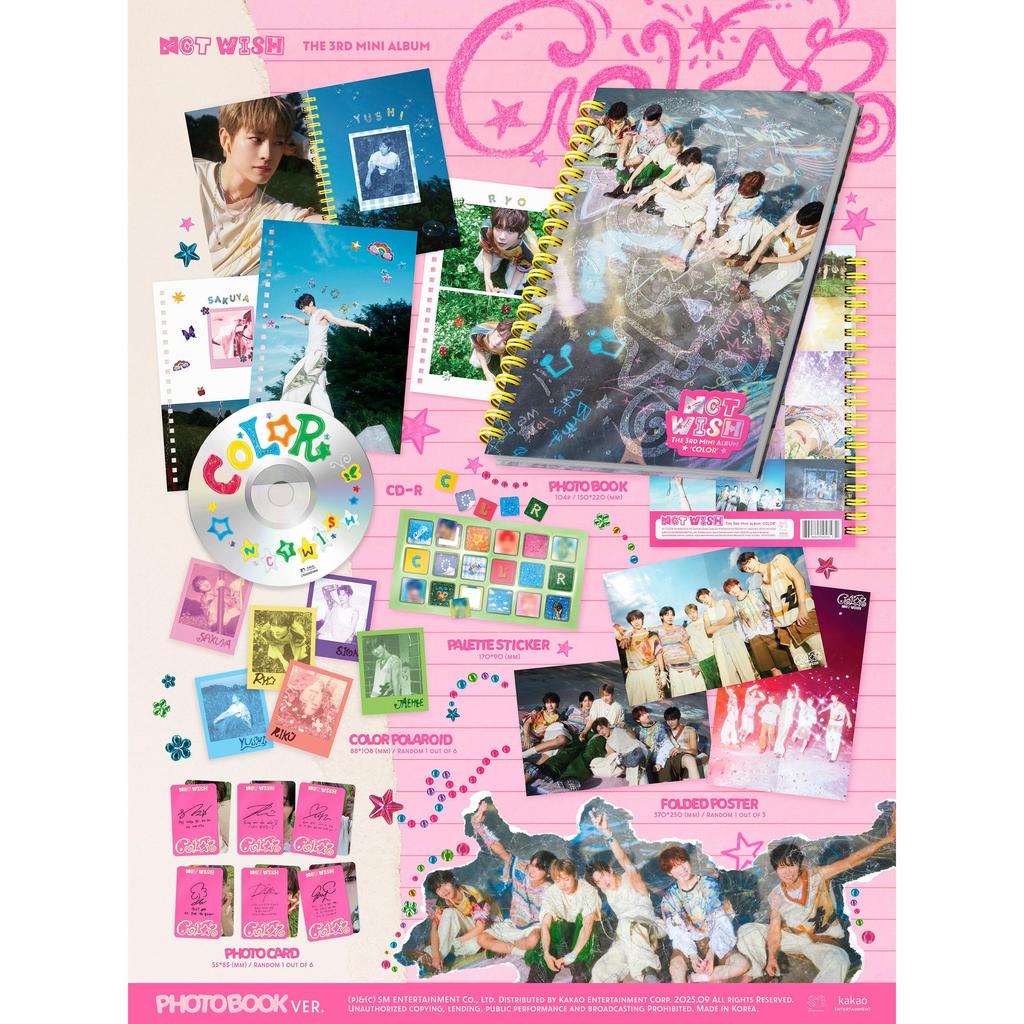 [Предзаказ] NCT WISH мини-альбом 3-й COLOR (Фотокнига Вер)