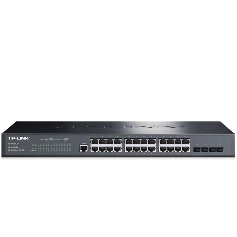 TP-Link TL-SG3428 Enterprise 24-Port Gigabit Layer 2 Managed Switch