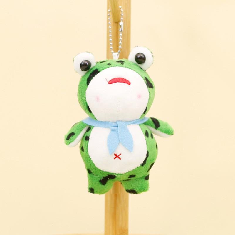 Little Cute Frog Keychain Cartoon Kids Backpack Hanging Ornament Gift Birthday