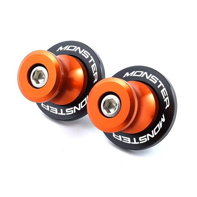 Swingarm Spools For DUCATI Monster 696 796 821 1200 S2R 800 Multistrada 1200 1200S 1200GT Parts Motorcycle Slider Stand Screw