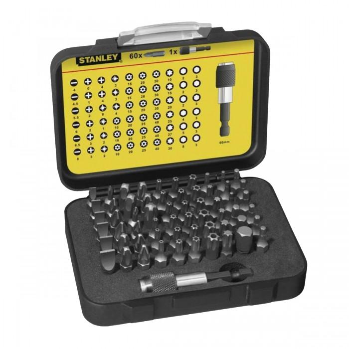 Stanley Screwdriver Bit Set (Pack of 61)