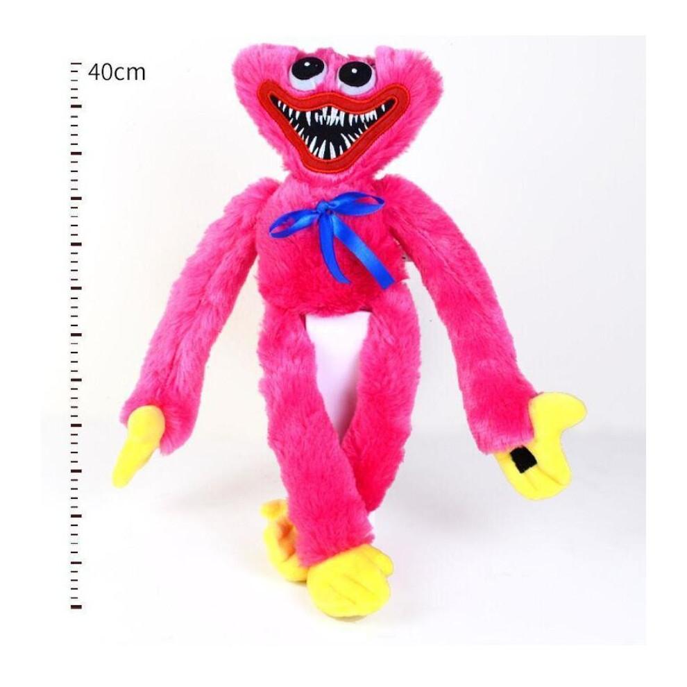 2 Pack Horror Plush Doll – 40cm Huggy Wuggy Style Soft Toy, Blue & Pink, Creepy Cute Collectible Gift for Fans