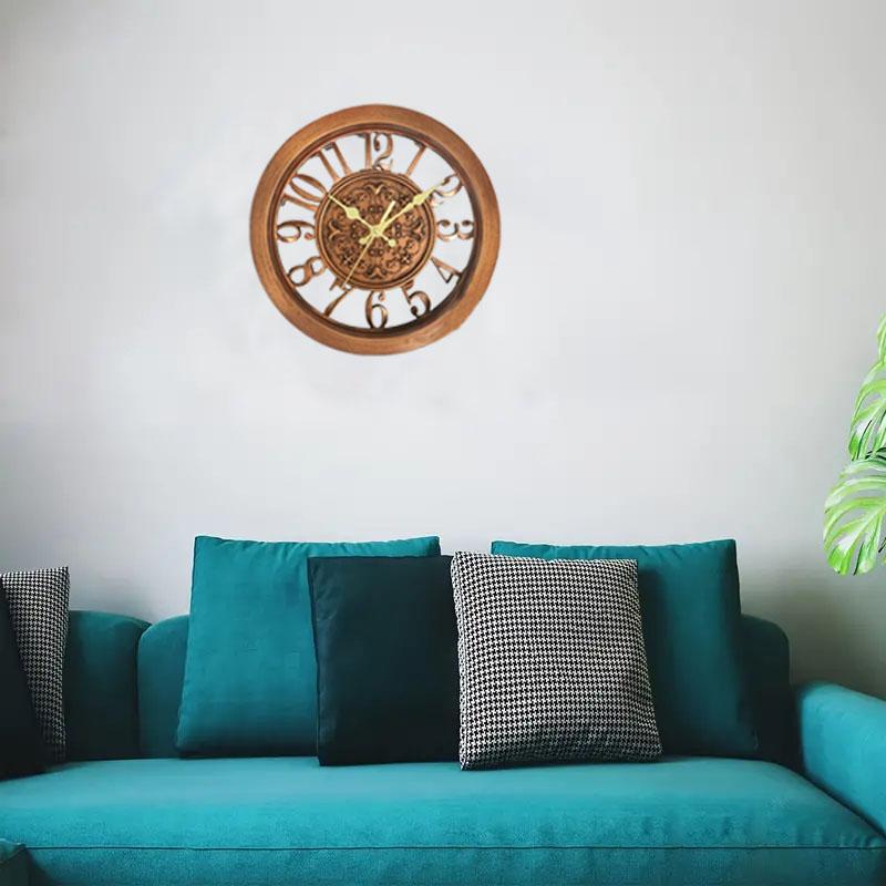 Ретро европейские креативные настенные часы ретро легкие роскошные бесшумные не тикающие настенные часы на батарейках для кабинета спальни