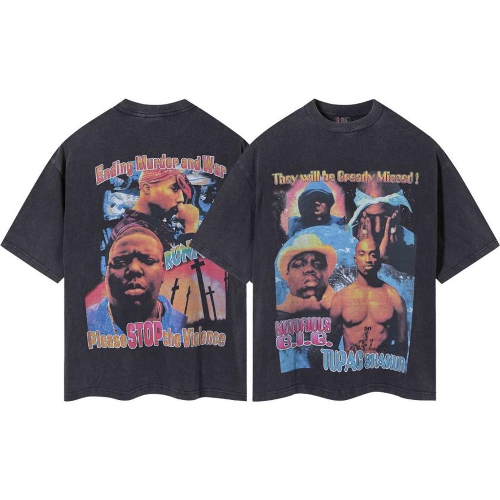 RogueWave Vintage Wash Heavy Cotton High Quality Short Sleeve T-shirt Fashion Casual for Men and Women