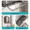 Cream Style Wooden Kitchen Knife & Utensil Organizer