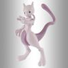 Карманный пластик №32 Mewtwo, корейская популярная бандай