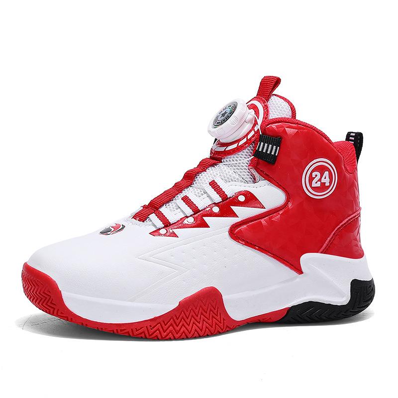 Children's Basketball Shoes Men's 2025 Autumn and Winter New Outdoor Boys' Sports Shoes for Primary School Students and Children's Sports Shoes