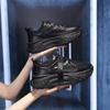 Внешний вид Папины туфли Женские универсальные новые осенние туфли с толстой подошвой из кожи Повседневные спортивные маленькие белые туфли