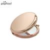 Popfeel Двухстороннее выдвижное металлическое круглое карманное зеркало для макияжа