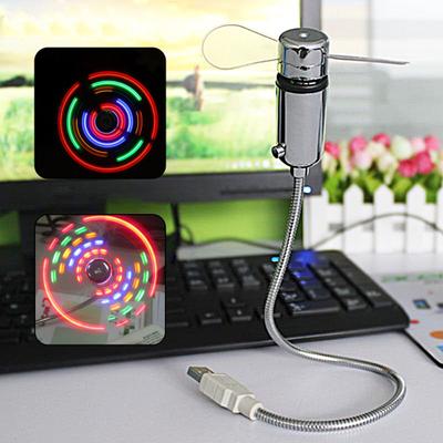 Настольный вентилятор с USB-дизайном, регулируемый, из АБС-пластика, энергосберегающий, светящийся, охлаждающий вентилятор для общежития