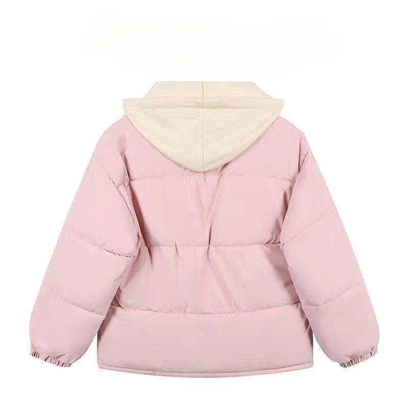 Winter Women's Fashion Academy Style Bread Coat Loose Cotton Jacket Female Cotton Coat