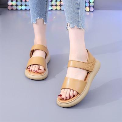 Тапочки на толстой подошве женские 2024 новые летние красивые классные тапочки для дома в помещении для отдыха в офисе маленькие ароматные ветряные