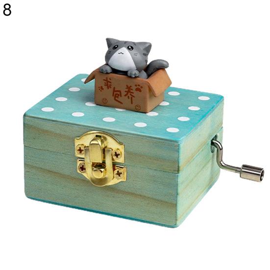 Полезная Деревянная Музыкальная Шкатулка Очаровательная Изысканная Деревянная Музыкальная Шкатулка с Гравировкой